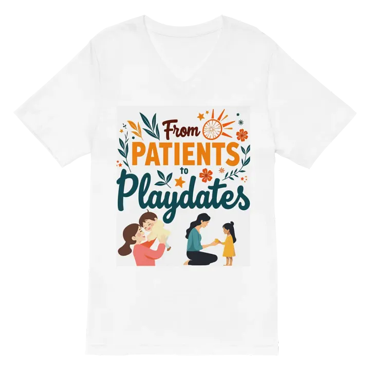 from Patients to Playdates V-Neck Tee product image (6)