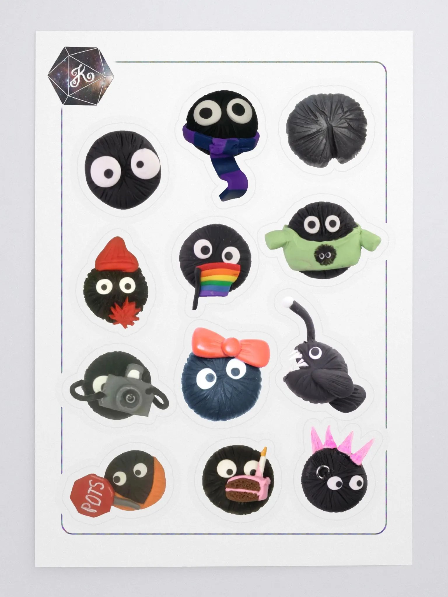 Sootie Sticker Sheet product image (3)