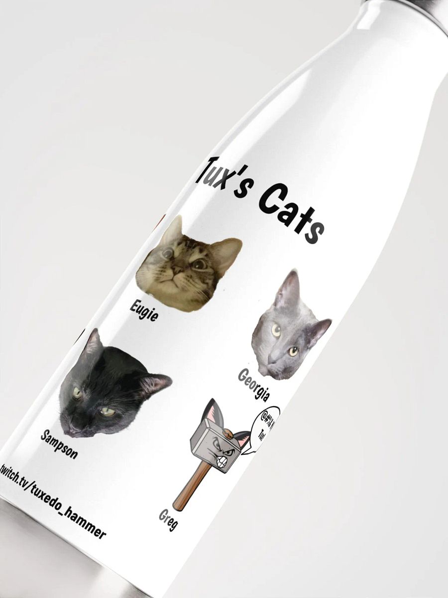 Tux's Cats Stainless Steel Water Bottle product image (5)