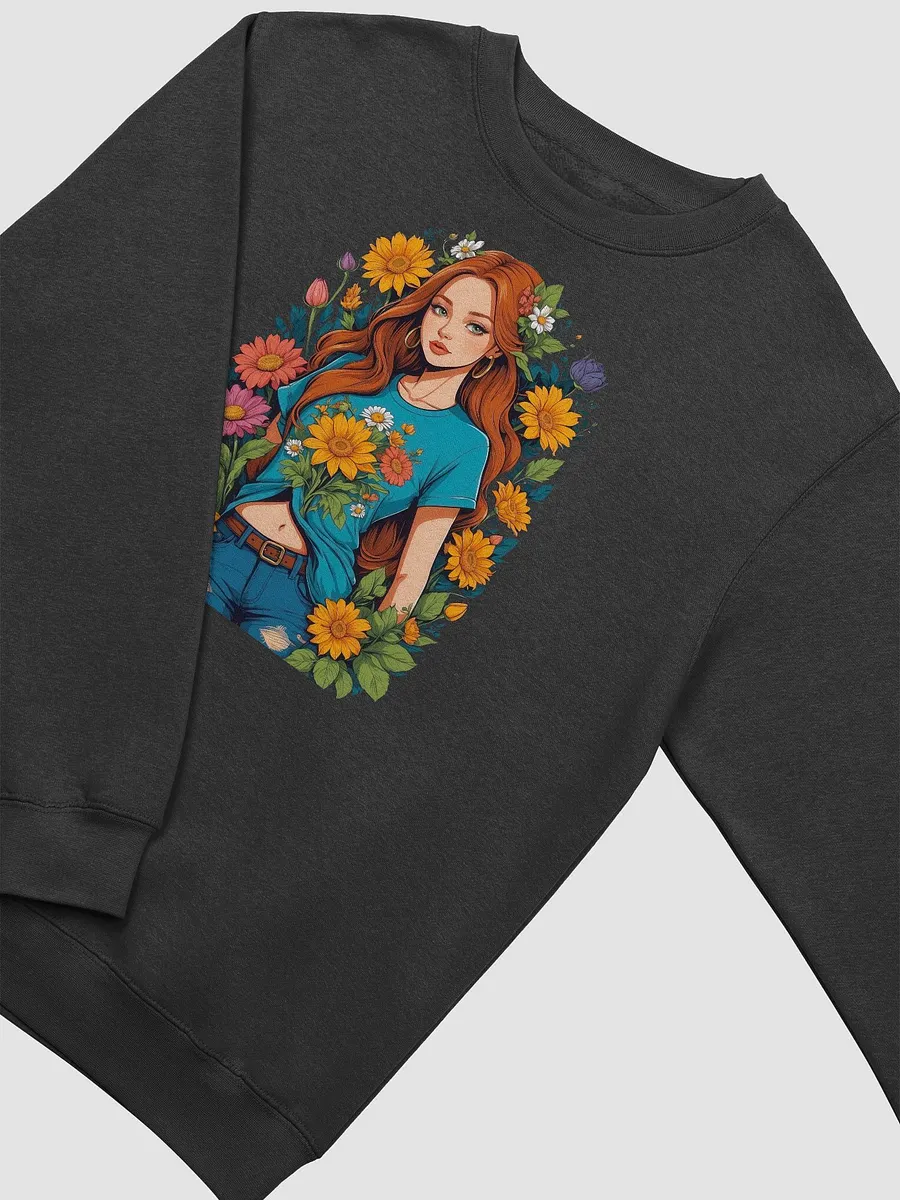 Bloomcore Flower Girl v1- Lane Seven Premium Crewneck Sweatshirt product image (3)