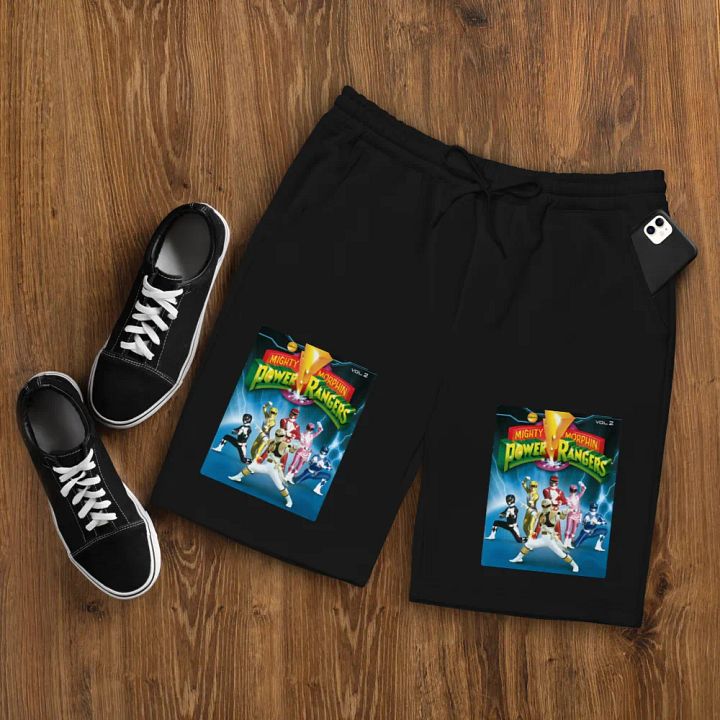 Mighty Morphin Power Rangers Action Fleece Shorts product image (1)