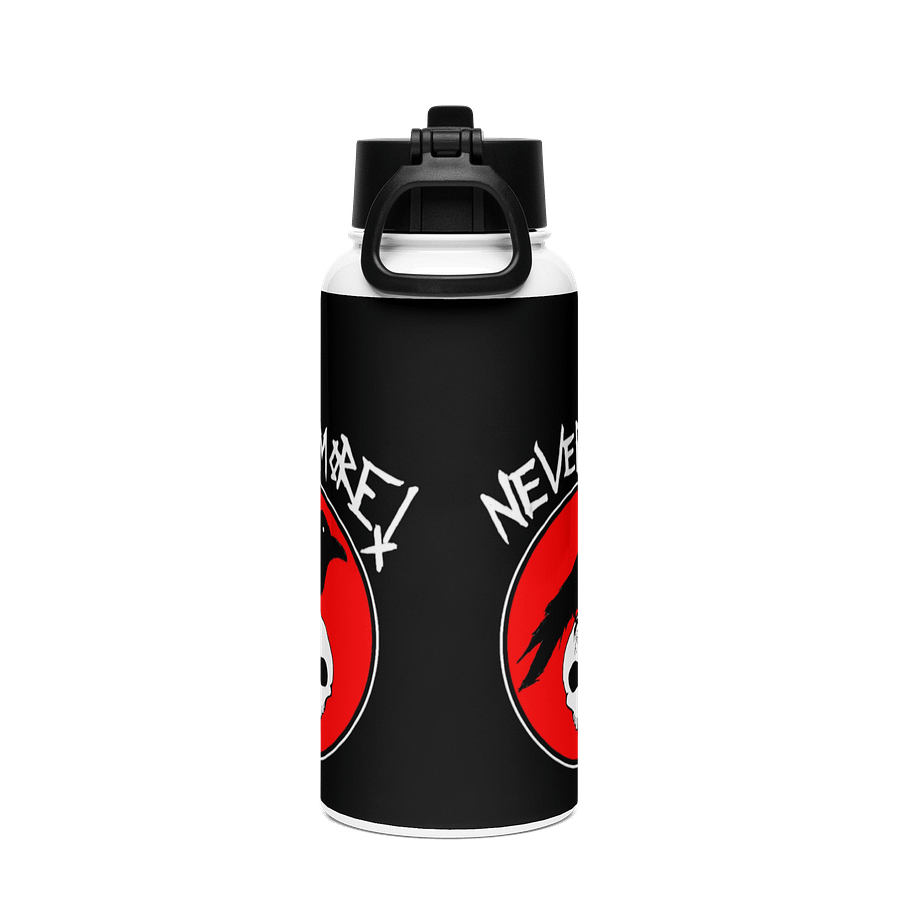 "Nevermore" Stainless Steel Water Bottle product image (2)