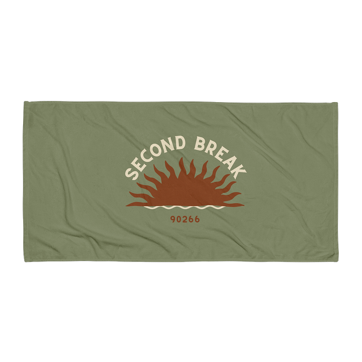 Second Break Beach Towel – South Bay Sand-Ready product image (1)