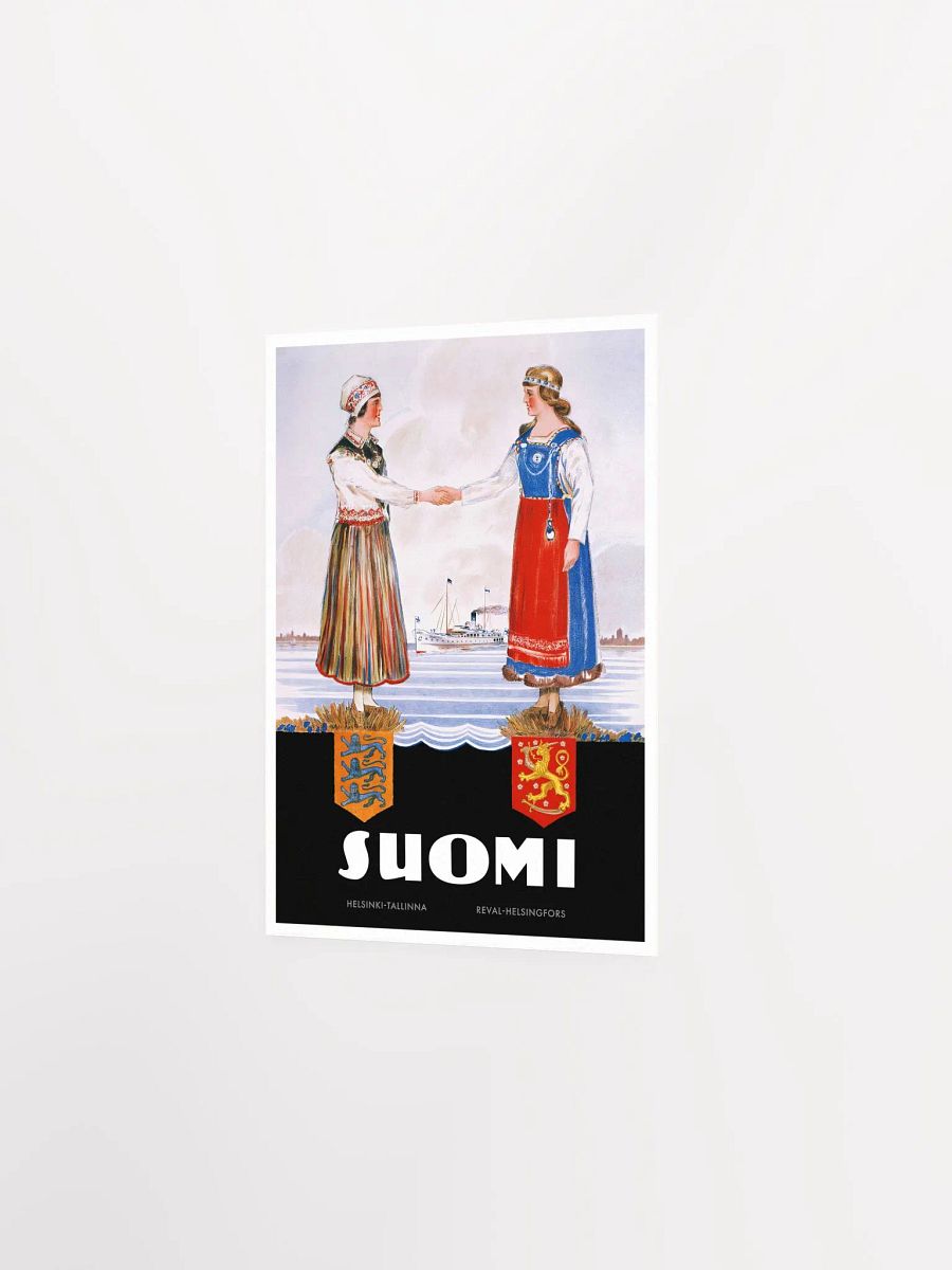 Estonia poster: Suomi. Finland - Estonia, 1920 — retro vintage travel poster, retro travel art, retro travel wall art product image (7)