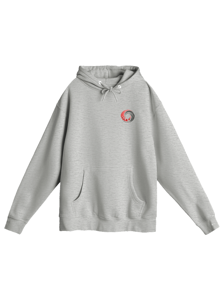 Rule #7 Hoodie Pewter and Red product image (4)