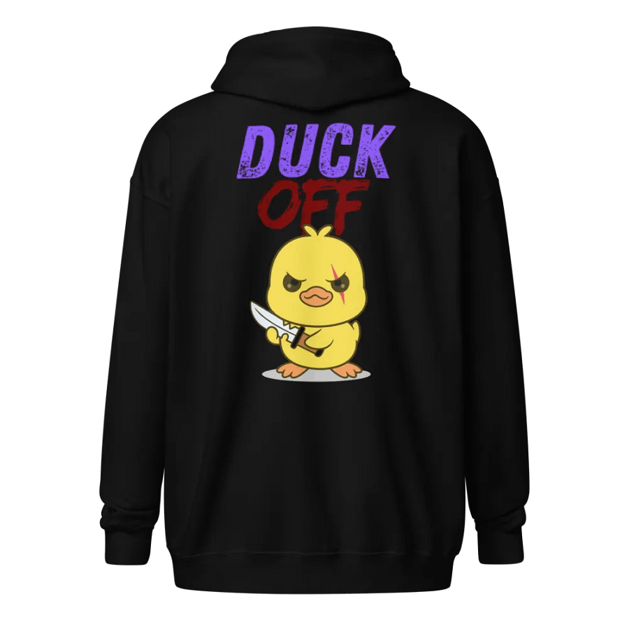 Duck Off Zipper Hoodie product image (2)