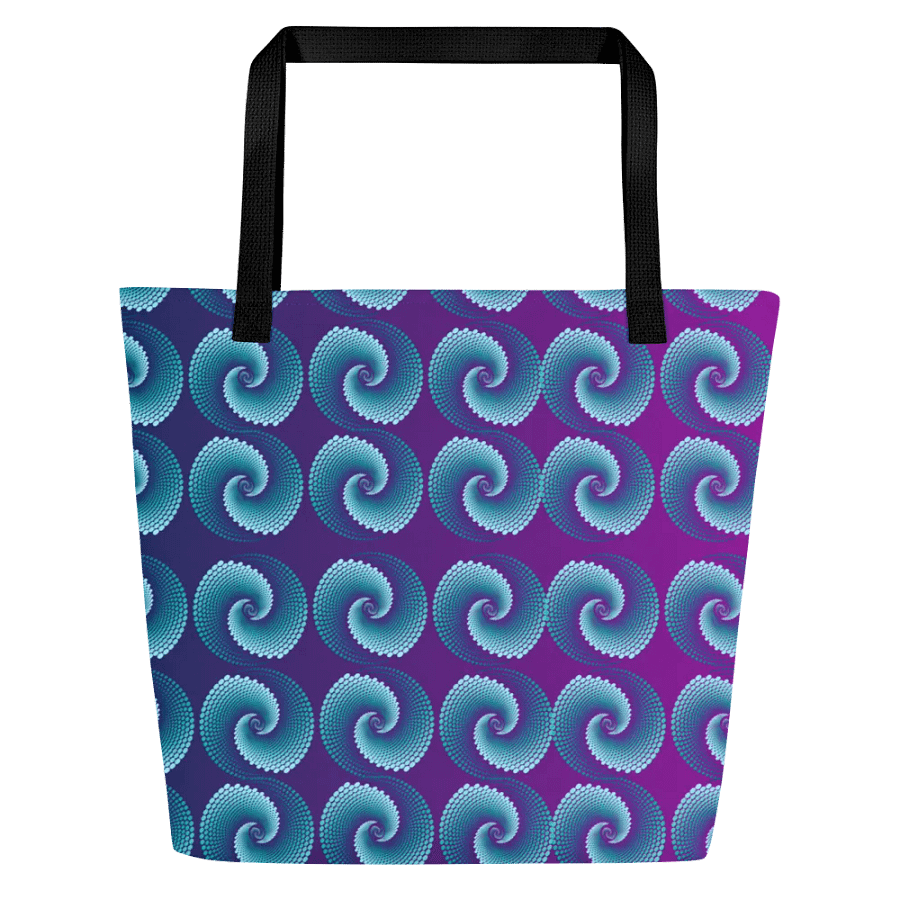 Spiral Symphony Large Tote Bag for arty ladies moms friends product image (3)