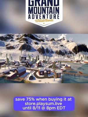 Explore entire ski resorts and the surrounding mountains freely and at your own pace! 🏔 ⛷ Unlock ski lifts, reach new areas by competing in challenges, or enjoy the scenery while you find your own path down the mountains.  Fancy having fun with your friends? Play in local multiplayer, up to 4 players. #adventuregame #gamersoftiktok #gaymer #girlgamers #pcgamers