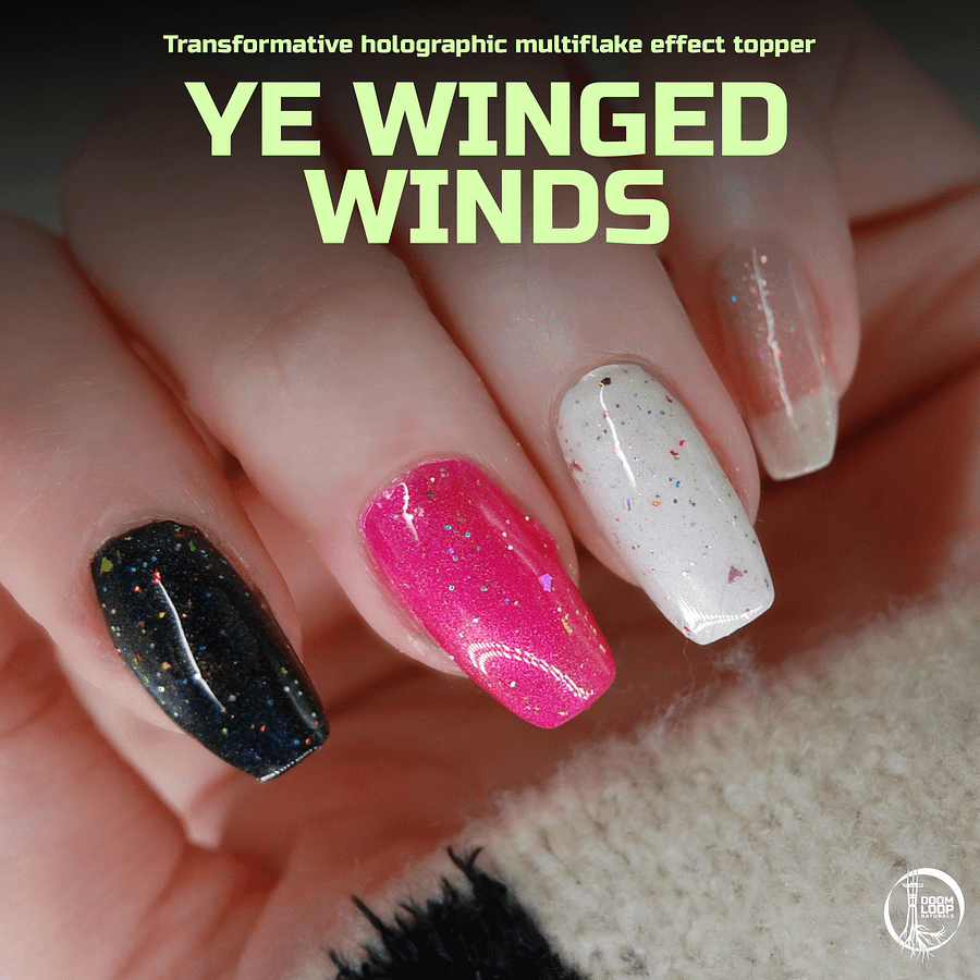 YE WINGED WINDS - Multiflake Sheer Holo Topper product image (1)