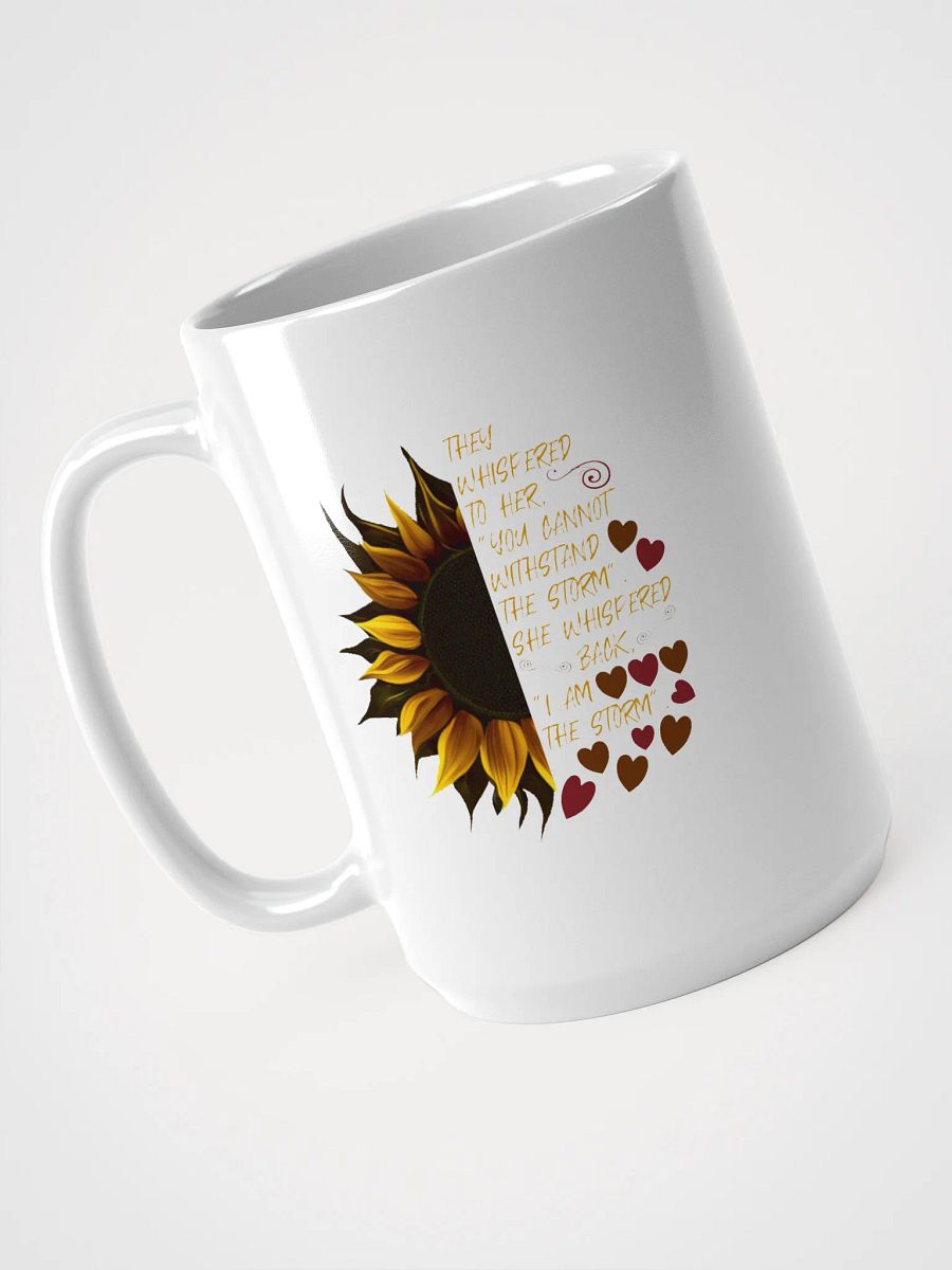 I Am the Storm Sunflower Mug product image (3)
