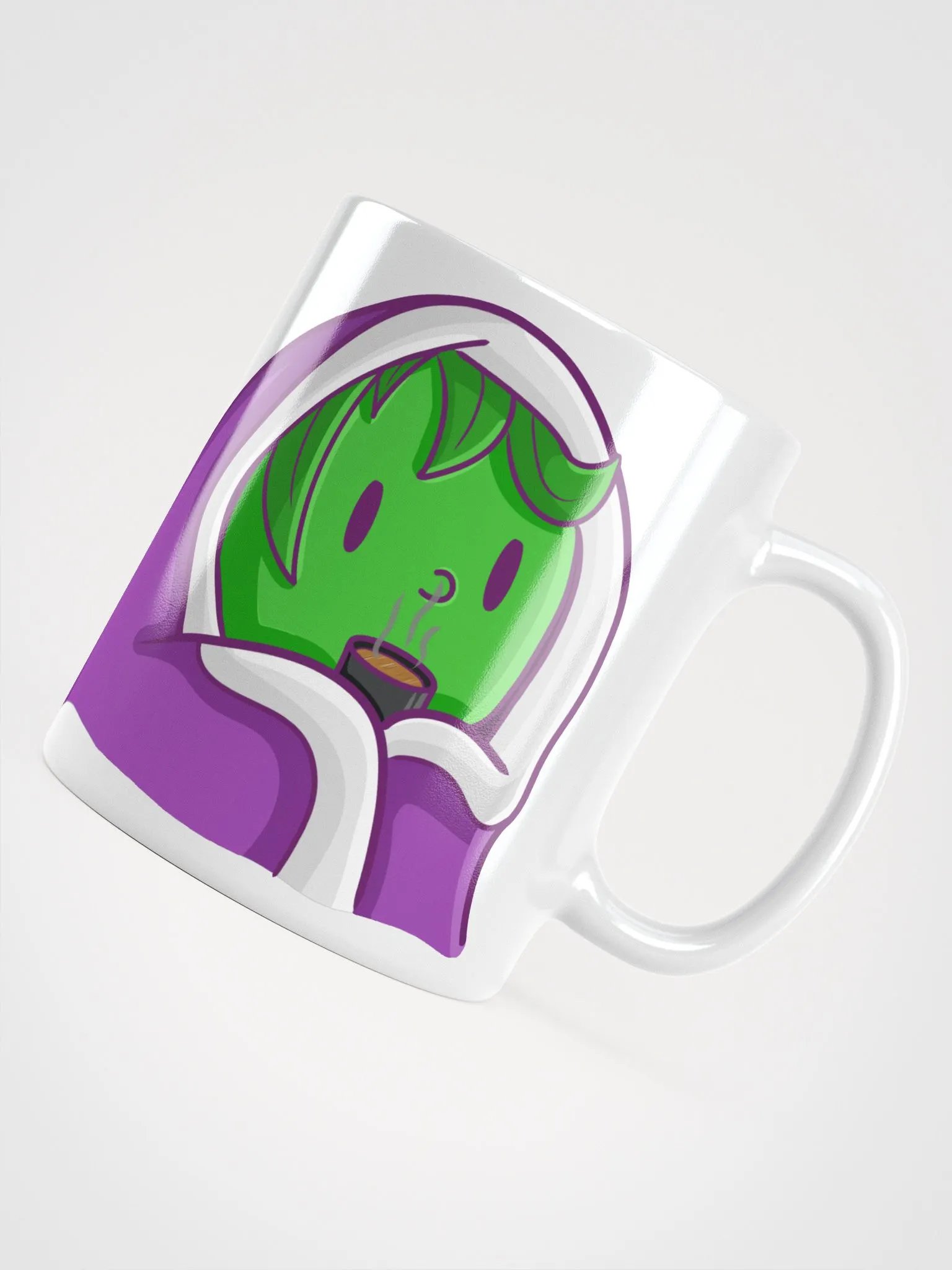 Purple Rose Cuddler Mug | Art by Duck product image (4)