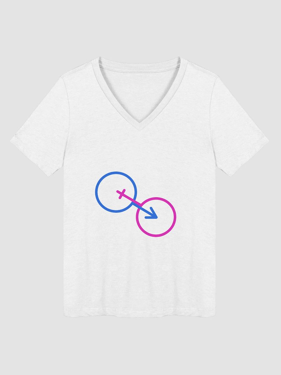 Connected Man & Woman Women's V-Neck Tee product image (3)