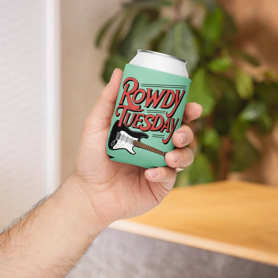 Rowdy Tuesday - Can Koozie product image (6)