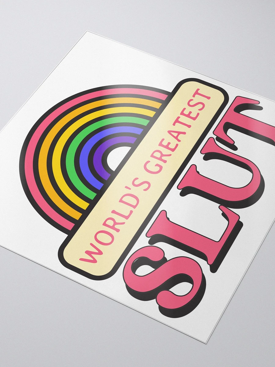 World's Greatest Slut bubble free stickers product image (3)