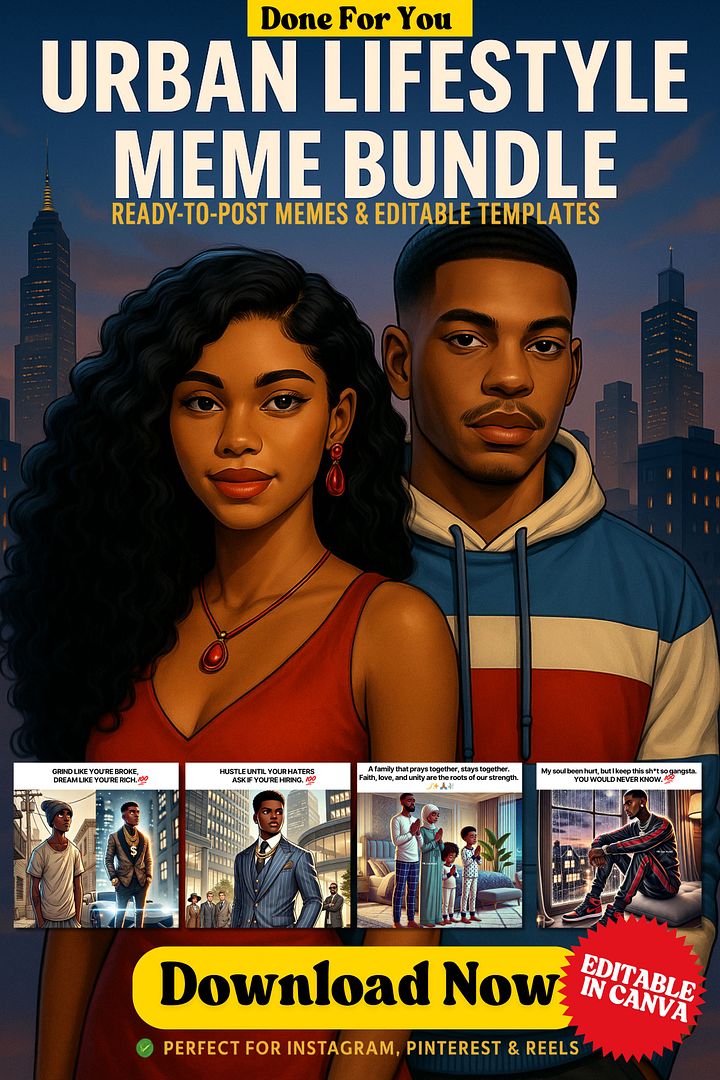 Done For You Urban Meme Bundle Template product image (1)