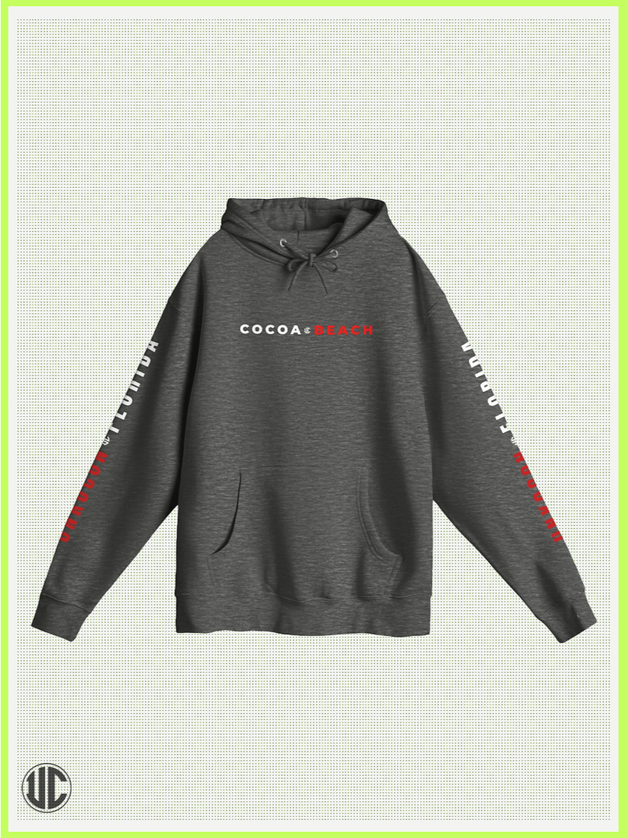Beach Hoodie | Cocoa Beach Graphic Surf Hoodie | Unisex Pullover Hoodie product image (3)