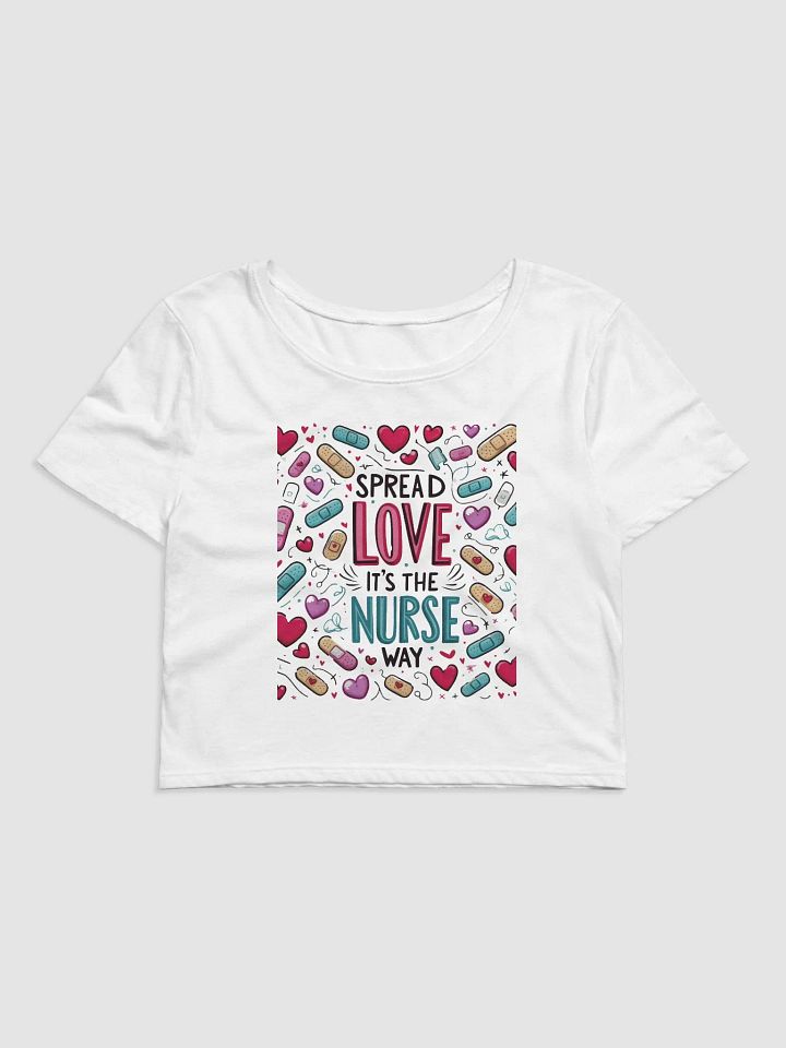 NURSE LOVE BAND-AID Crop Tee product image (1)