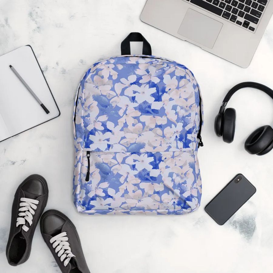 Watercolor Floral Bliss All-Over Backpack product image (12)