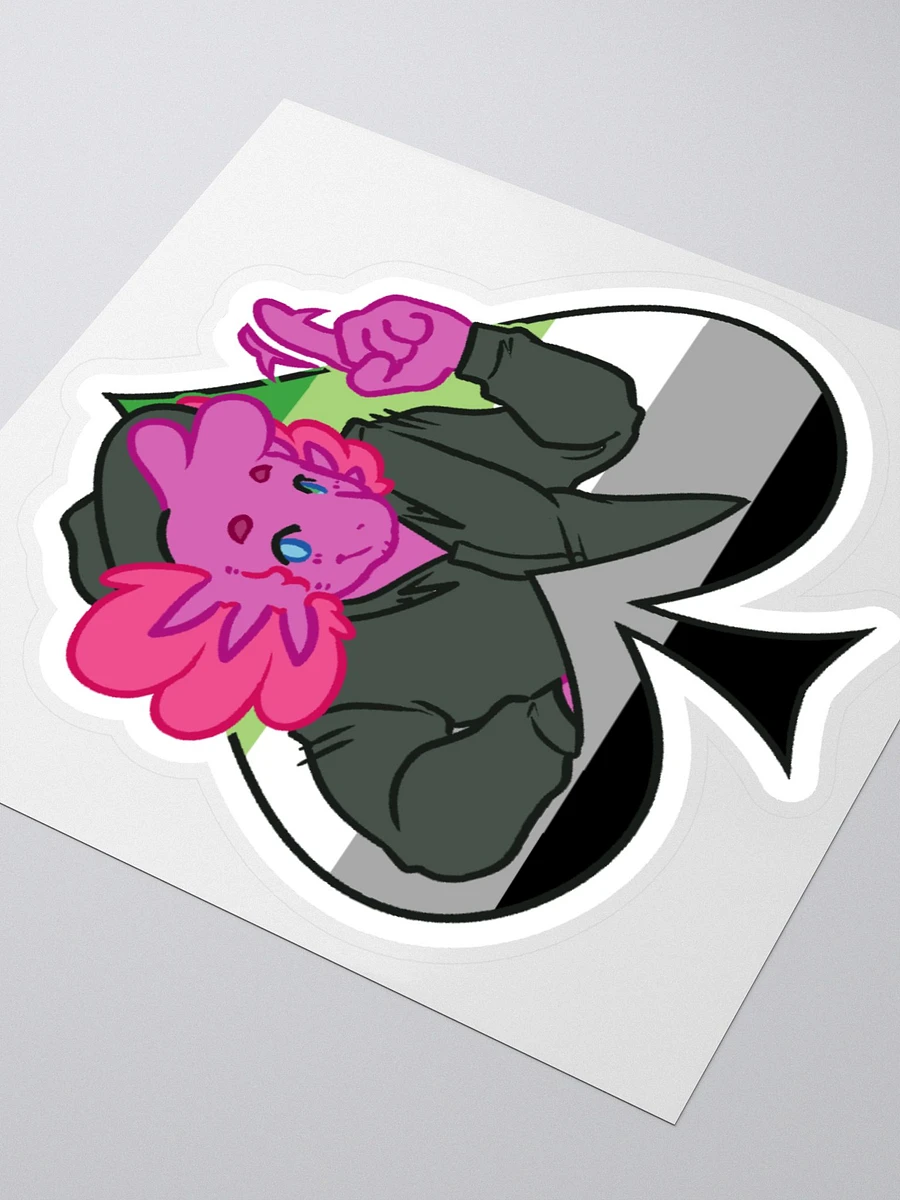Aro in Spades | Kiss-Cut Sticker product image (3)
