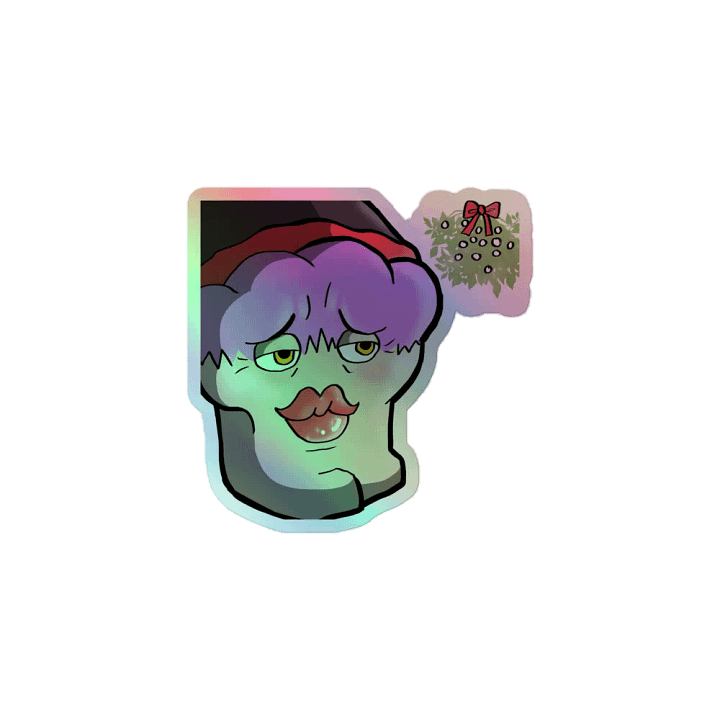 Shiny Plum Handsome Sticker product image (1)