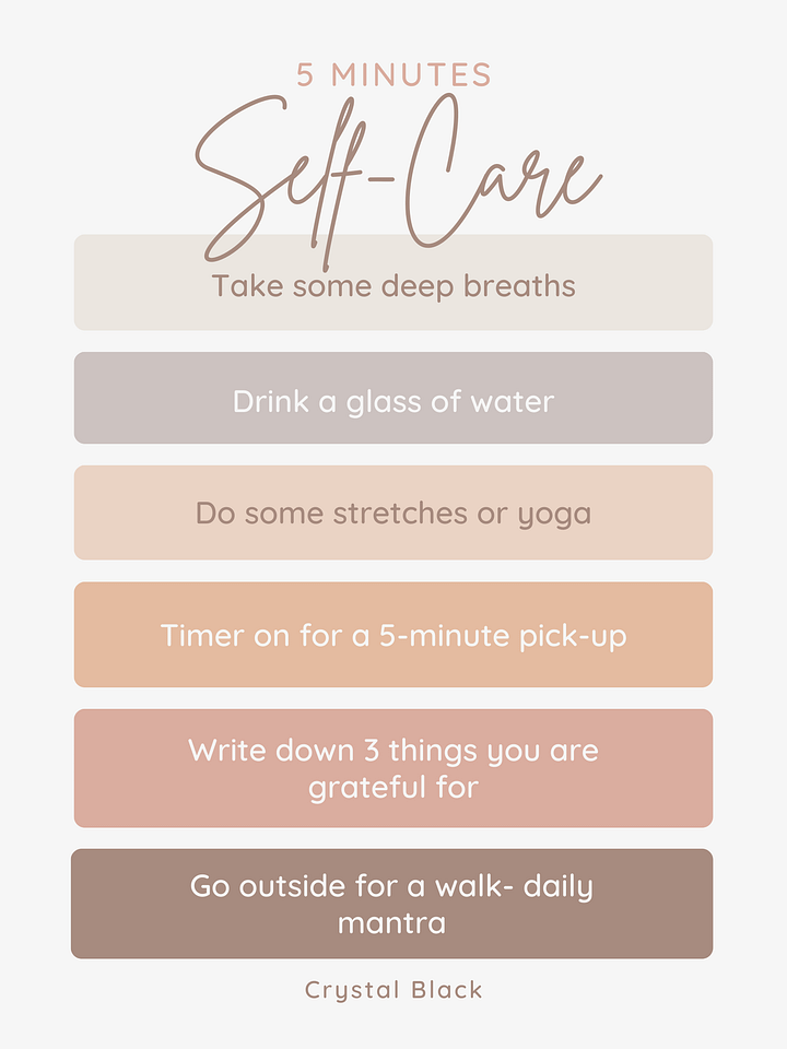 5-Min to Self Care - Daily Actions Affirmative to Loving Yourself product image (1)
