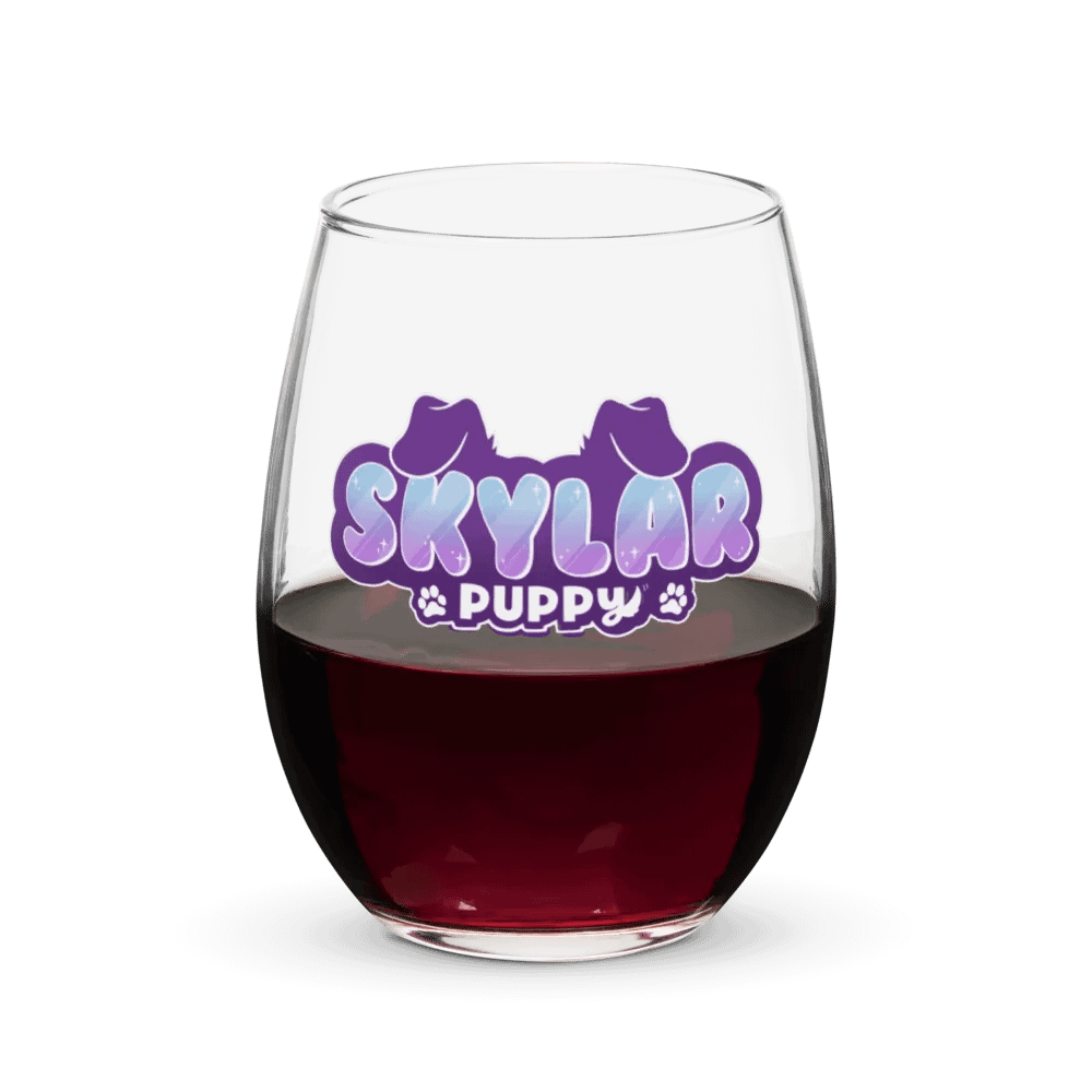 SkylarPuppy Wine Glass product image (5)