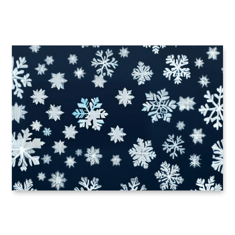 Snowflake Symphony Wrapping Paper Set product image (3)