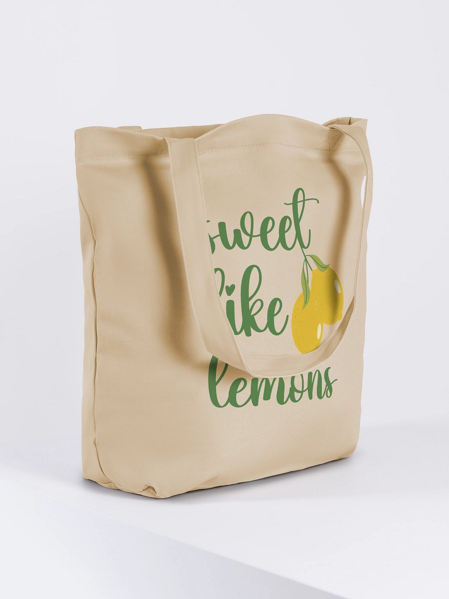 Sweet Like Lemons Organic Tote Bag product image (4)