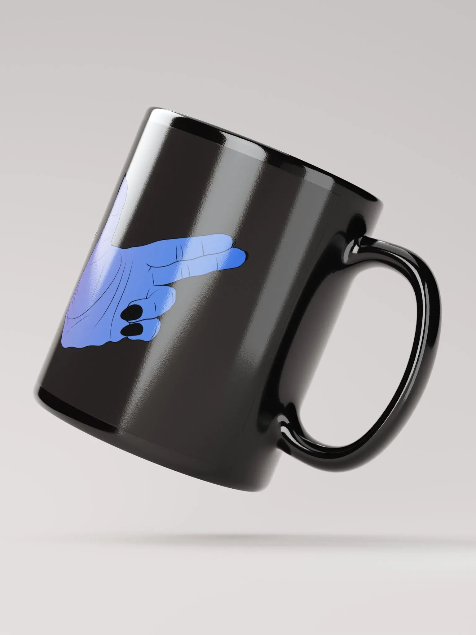 Finger Guns (bi flag) Mug product image (4)