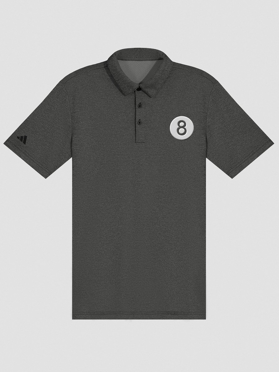 billiard pool embroidred 8 ball Adidas Space Dyed Polo Shirt by Adidas product image (7)