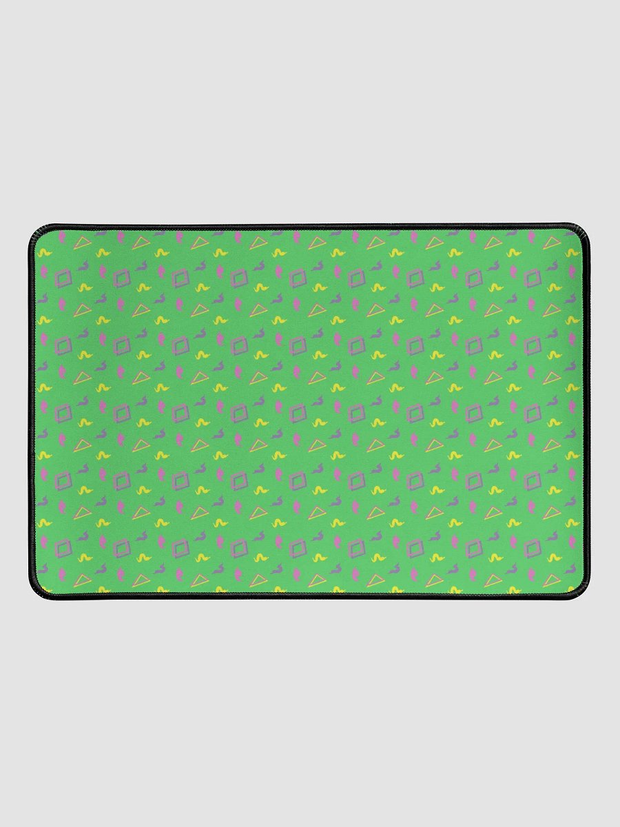 Oh Worm green pattern 12x18 mouse pad product image (2)
