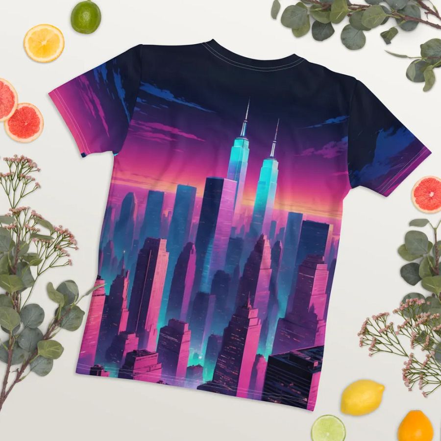 Vaporwave New York City T-shirt product image (11)