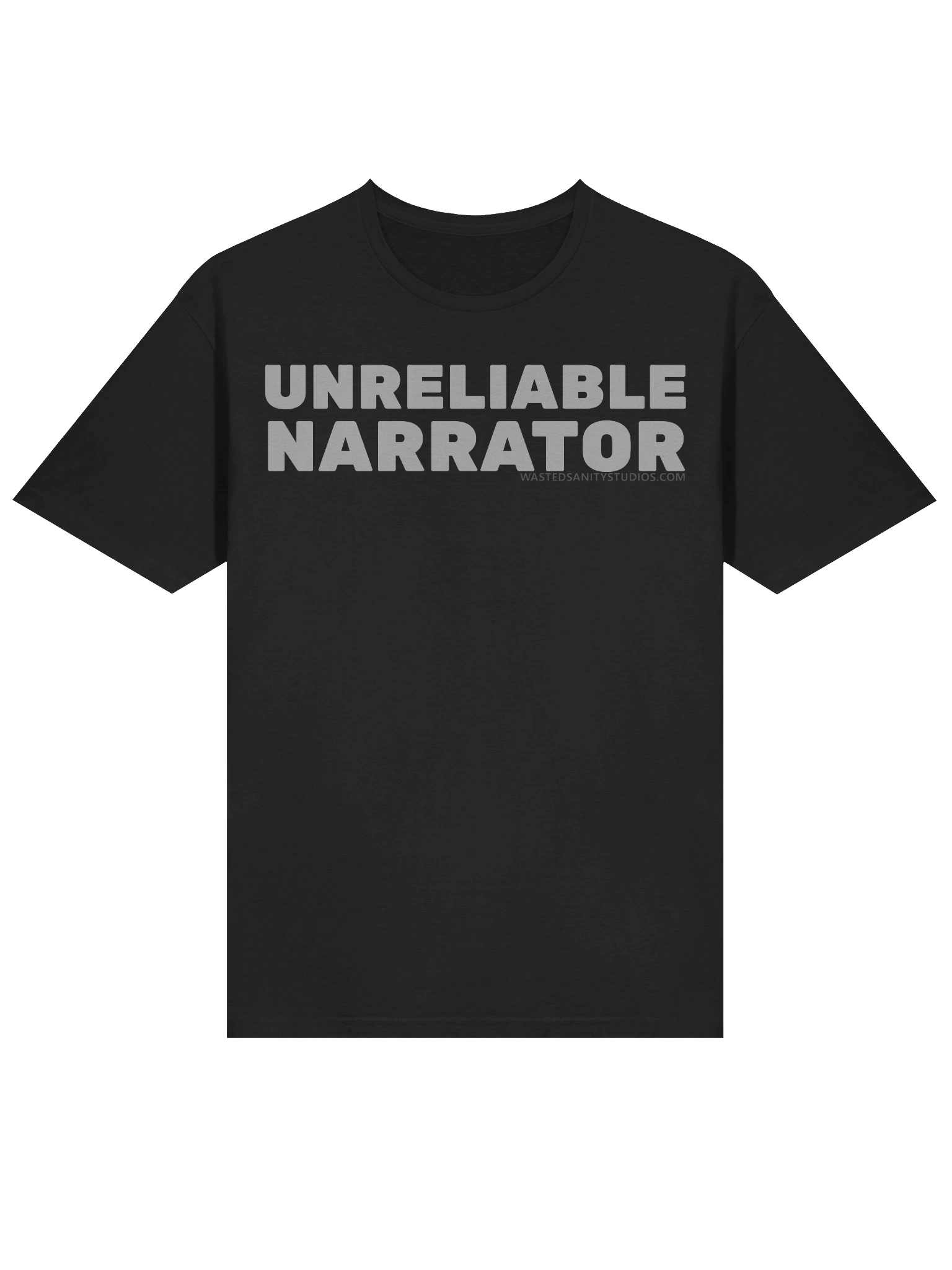 Unreliable Narrator Shirt! (BLACK) product image (3)