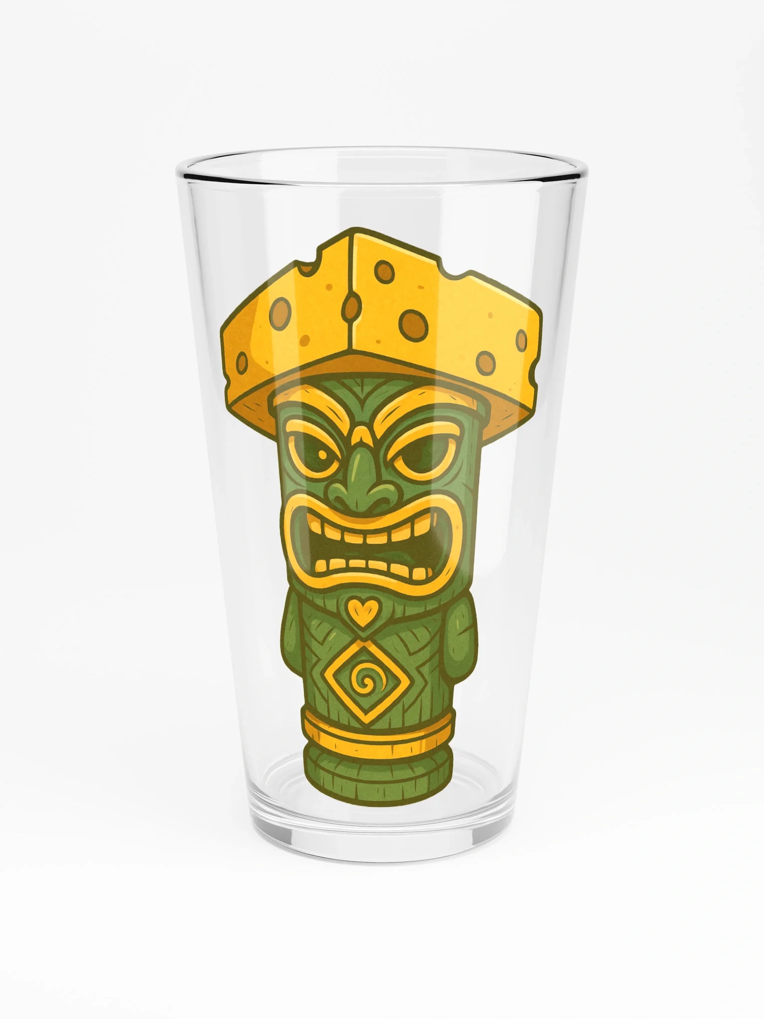 Cheesehead Tiki Shaker Pint Glass product image (3)
