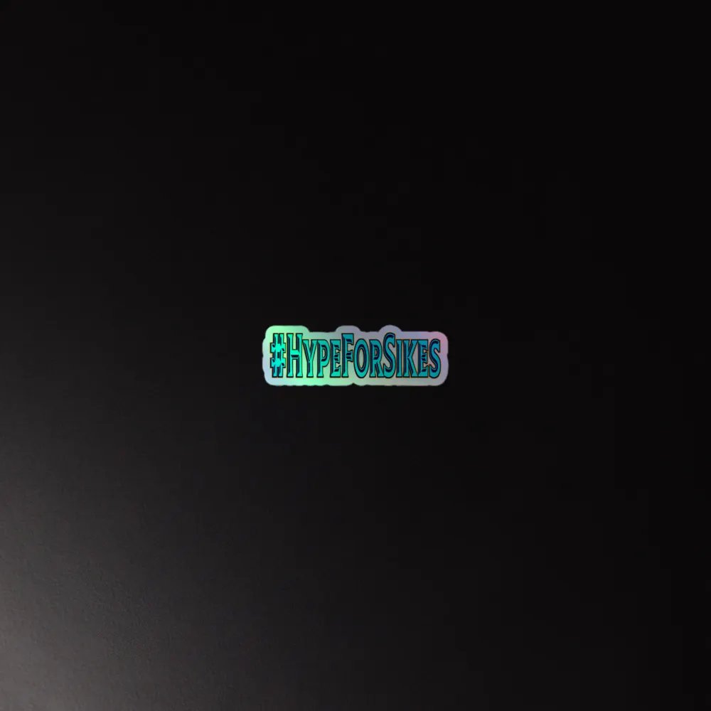 #Hype Holo Sticker product image (2)