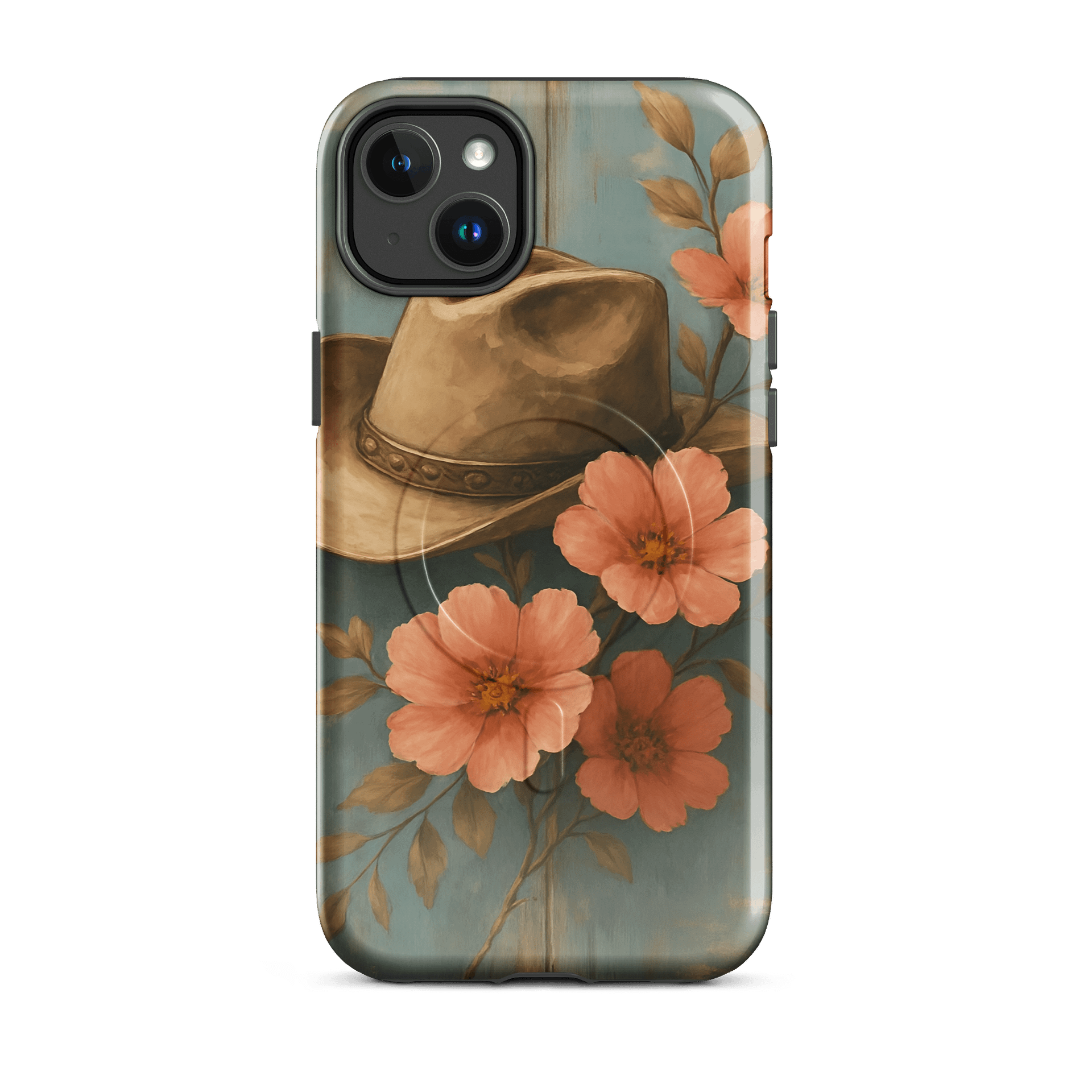 Floral Cowboy Hat MagSafe® iPhone Case product image (35)