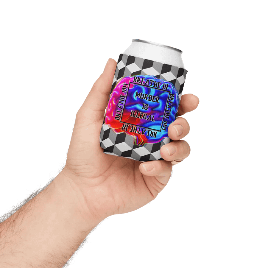Mindful Can Cooler: Murder Is Illegal Edition product image (5)