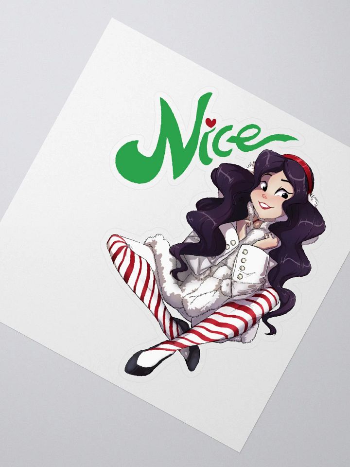Santa's Nice List - Sticker product image (4)