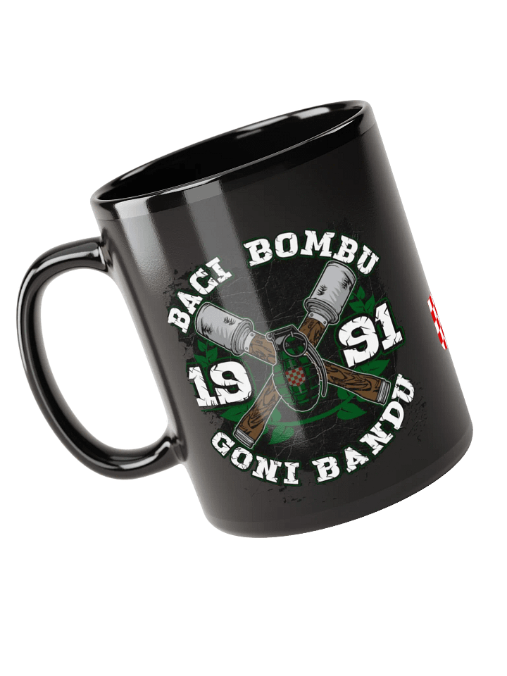 BACI BOMBU Emblem Black Glossy Mug product image (2)