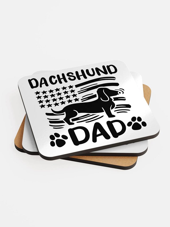 ScarletWolf Weenie Dad Coaster product image (2)