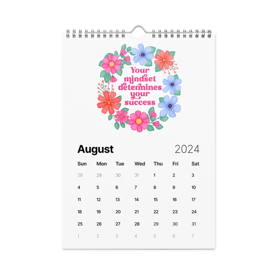 Vibrant Floral Motivational Quotes Calendar product image (12)