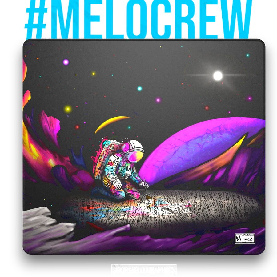 [#MELOtober2023] Personalized MELO CREW Founders - Gaming Mousepad | #MadeByMELO product image (1)