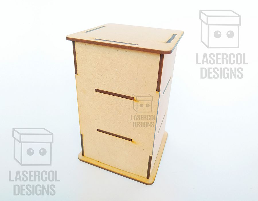 3 Drawers Desk Organizer - Laser Cut Files product image (5)