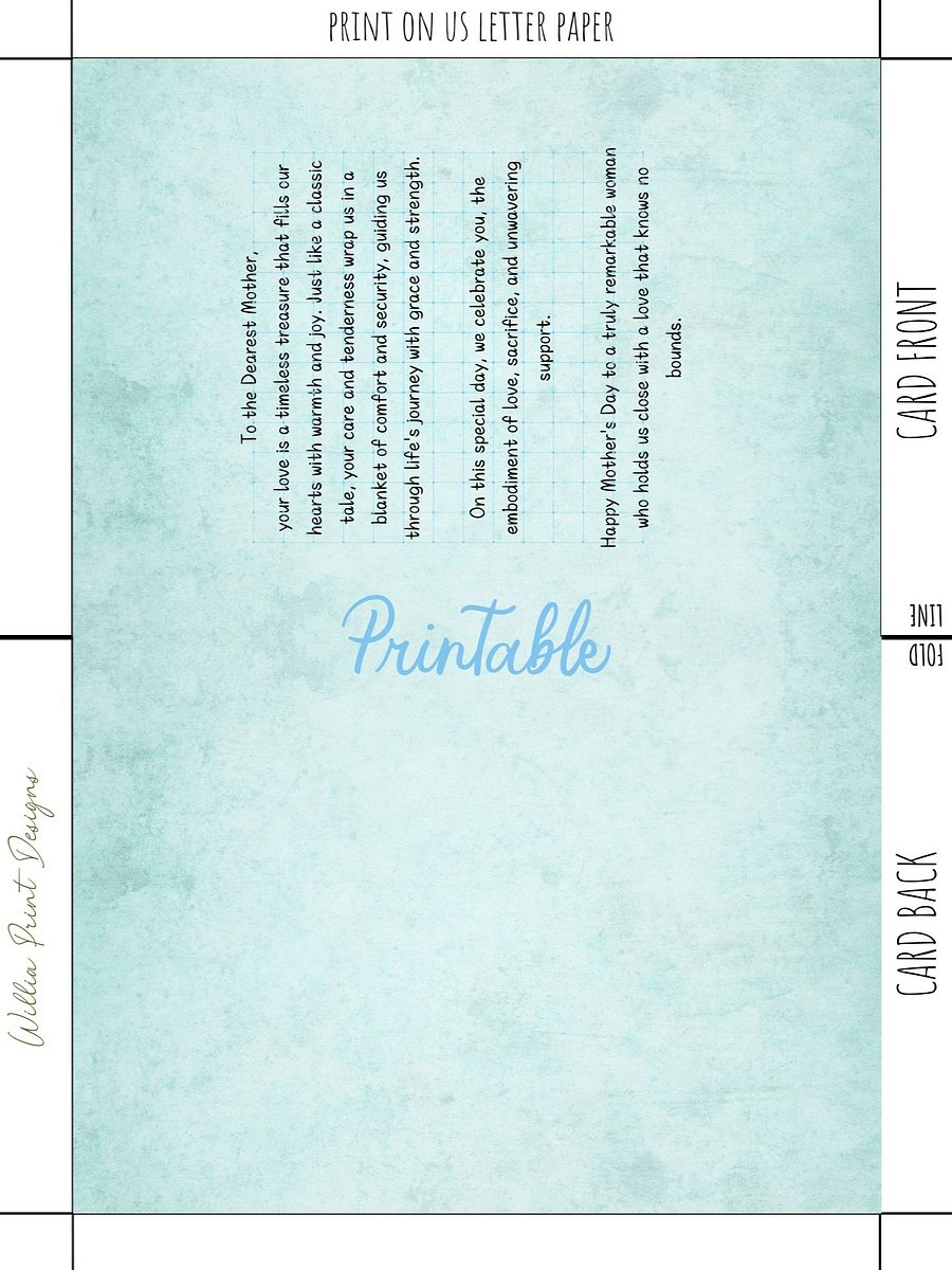A Mother's Love Transcends Time - Mother's Day Card - Digital Download product image (7)