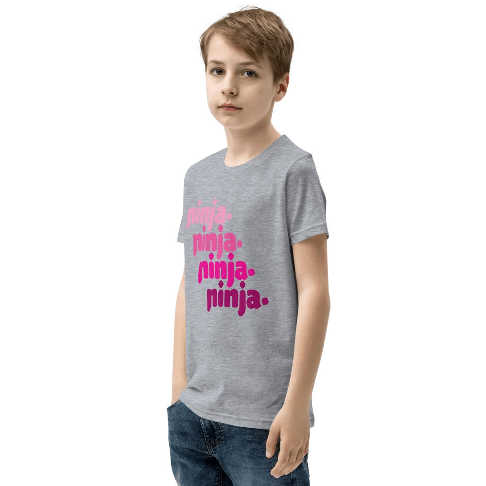 Quad Ninja Kids Tee: Pink product image (5)