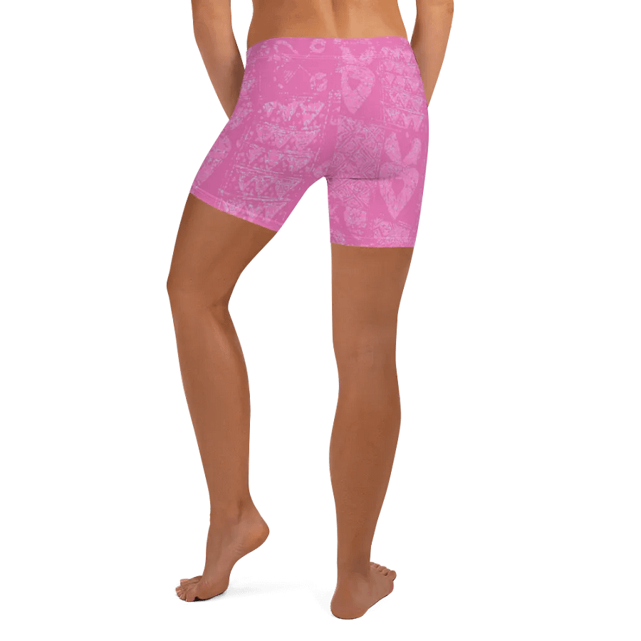 Pink and Light Blue Unity Print Shorts product image (4)