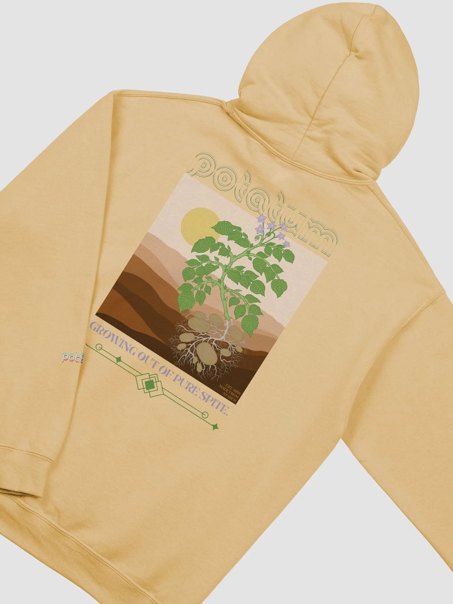 GROWING OUT OF PURE SPITE premium hoodie product image (58)