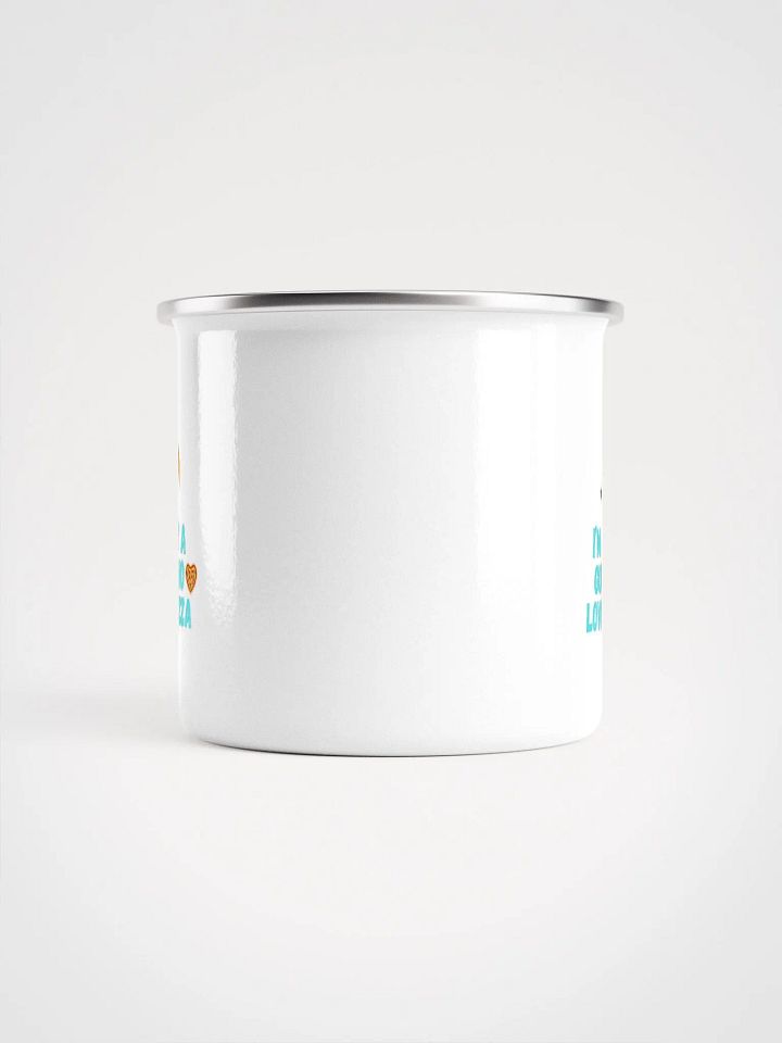 Copy of I'm Just a Gull Who Loves Pizza Enamel Mug product image (2)