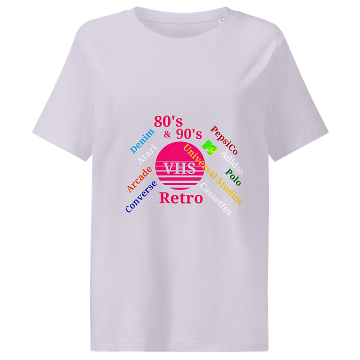 Retro Vibes Organic Cotton Tee product image (1)
