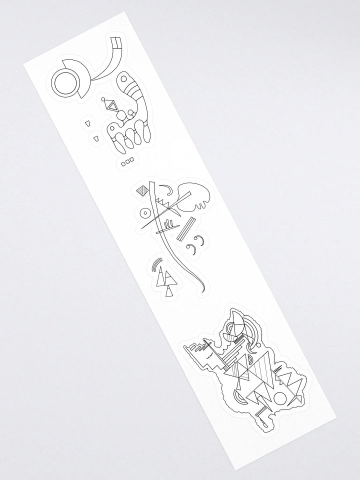 Color-Your-Own Kandinsky's Stickers! product image (2)